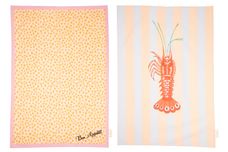Yvonne Ellen Under The Sea Set of 2 Tea Towels Lobster thumb 2