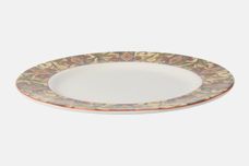 Royal Doulton Cinnabar - T.C.1217 Breakfast / Lunch Plate Rim has diamond and flower pattern 9" thumb 2