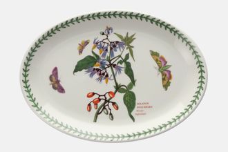 Sell Portmeirion Botanic Garden Oval Platter Solanum Dulcamara - Woody Nightshade 10 3/4"