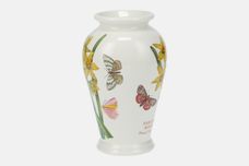 Portmeirion Botanic Garden - Older Backstamps Vase Narcissus Minimus - Small Narcissus 5 1/2" thumb 2
