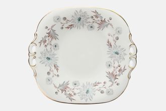 Coalport My Fair Lady Cake Plate Square with holes in handles 10"