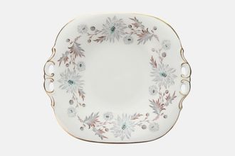 Coalport My Fair Lady Cake Plate Square with holes in handles 10"