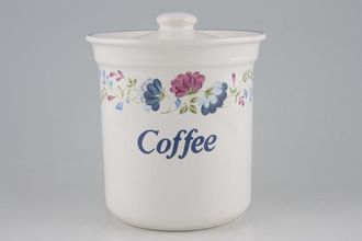 BHS Priory Storage Jar + Lid Coffee 5 1/4"