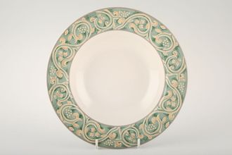 Sell BHS Valencia - Green Rimmed Bowl 9"