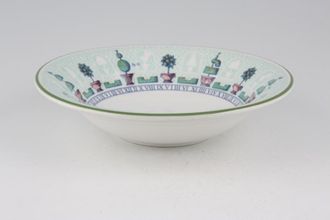 Staffordshire Topiary Soup / Cereal Bowl 6 7/8"