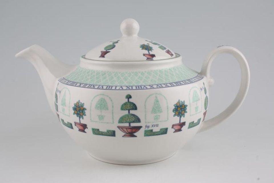 Staffordshire Topiary Teapot 2 1/4pt