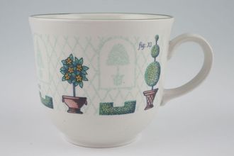 Sell Staffordshire Topiary Teacup 3 3/8" x 3"