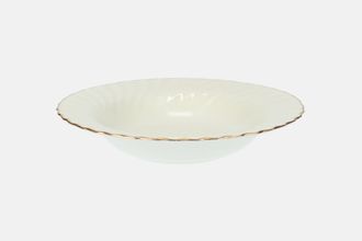 Minton Clifton - Fluted with Gold Rim Rimmed Bowl 8"