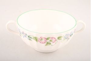Royal Worcester English Garden - Ribbed - Green Edge Soup Cup