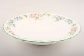 Sell Royal Worcester English Garden - Ribbed - Green Edge Fruit Saucer fluted 5 5/8"