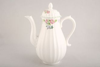 Sell Royal Worcester English Garden - Ribbed - Green Edge Coffee Pot 2pt