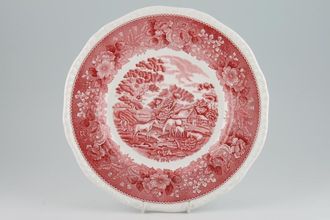 Sell Adams English Scenic - Pink Dinner Plate Horses Deep 10 1/4"