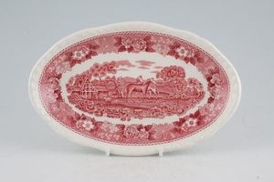 Adams English Scenic - Pink Sauce Boat Stand