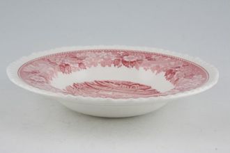 Sell Adams English Scenic - Pink Rimmed Bowl Horses 9 1/4"