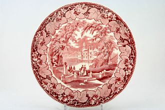 Sell Masons Vista - Pink Gateau Plate 12 3/8"
