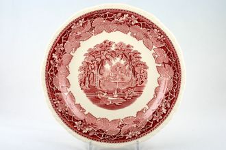 Masons Vista - Pink Platter round 12 3/4"