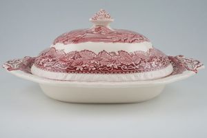 Masons Vista - Pink Vegetable Tureen with Lid