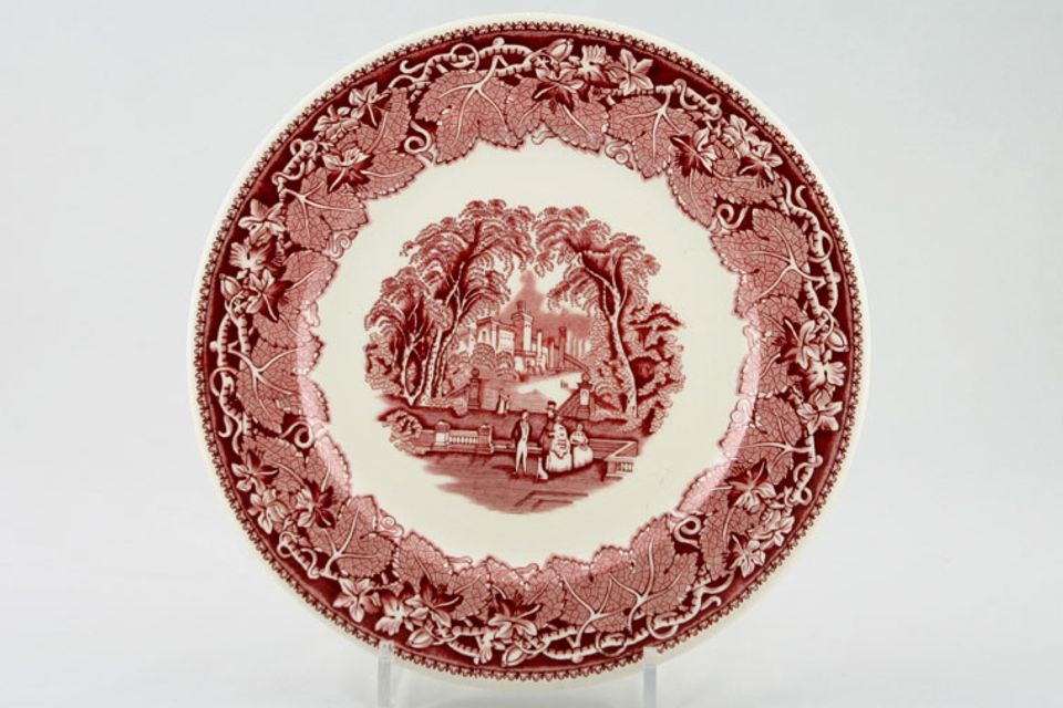 Masons Vista - Pink Dinner Plate plain edge 10 3/4"