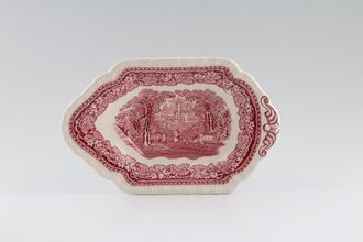 Sell Masons Vista - Pink Sauce Boat Stand Oval 8 3/8"