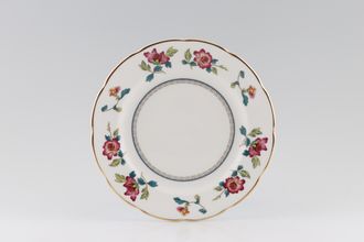 Wedgwood Chinese Flowers Tea / Side Plate Gold Edge 7 1/8"