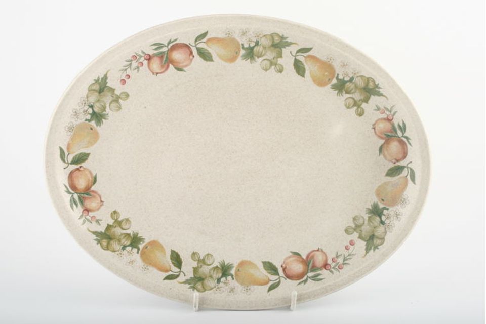 Wedgwood Quince Oval Platter Steak Plate 12"