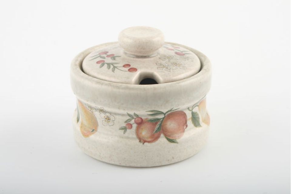 Wedgwood Quince Mustard Pot + Lid