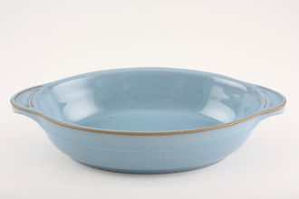 Denby Colonial Blue Entrée Oval - Rounded ears 9"