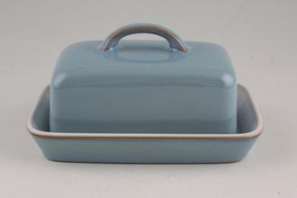 Sell Denby Colonial Blue Butter Dish + Lid Oblong lid-Open Handle