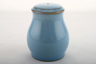 Denby Colonial Blue Salt Pot Rimmed and domed top 3"