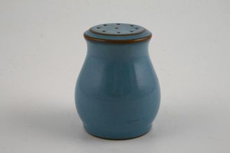 Denby Colonial Blue Pepper Pot Rimmed and Flatter Top 3"
