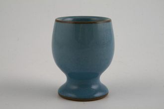 Denby Colonial Blue Egg Cup Footed. (Not flared rim.)