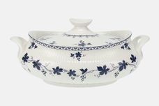 Royal Doulton Yorktown - Old Style - Ribbed Vegetable Tureen with Lid Oval - Handled thumb 1