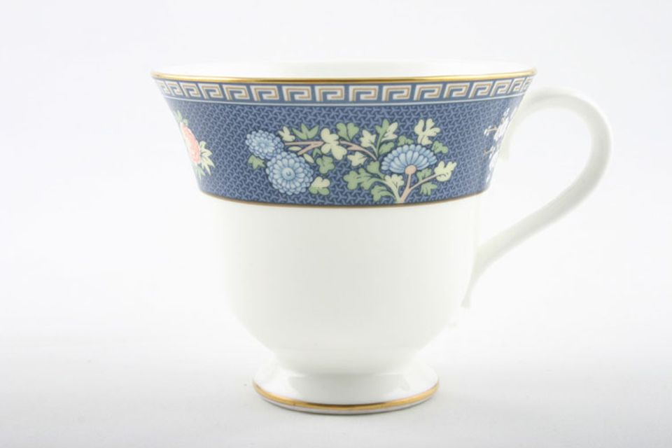Wedgwood Blue Siam Teacup *Victoria Shape* 3 5/8" x 3 1/8"