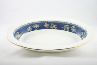 Wedgwood Blue Siam Vegetable Dish (Open) 10"