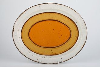 Midwinter Sun Oval Platter 13 1/2"