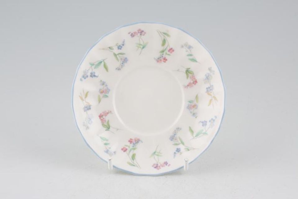 Royal Worcester Forget me not Coffee Saucer 4 1/2"