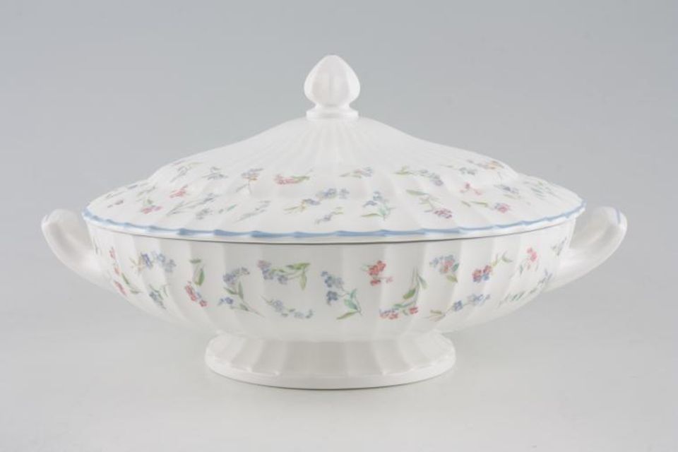 Royal Worcester Forget me not Vegetable Tureen with Lid