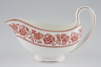 Sell Wedgwood Red Damask Sauce Boat