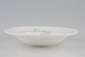 Royal Worcester Green Bamboo Rimmed Bowl