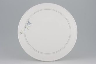 Royal Worcester Green Bamboo Gateau Plate 11"