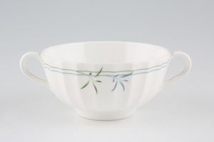 Royal Worcester Green Bamboo Soup Cup