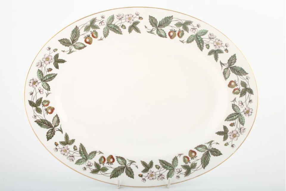Wedgwood Strawberry Hill Oval Platter 17 1/4"