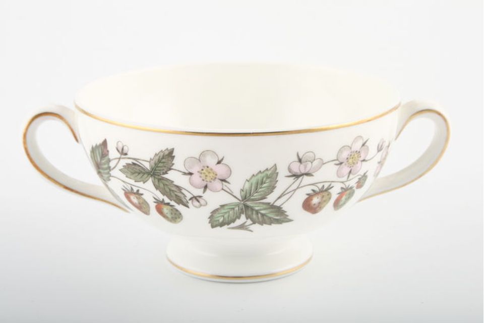 Wedgwood Strawberry Hill Soup Cup 2 handles - footed