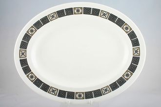 Sell Wedgwood Asia - Black Oval Platter 13 3/4"
