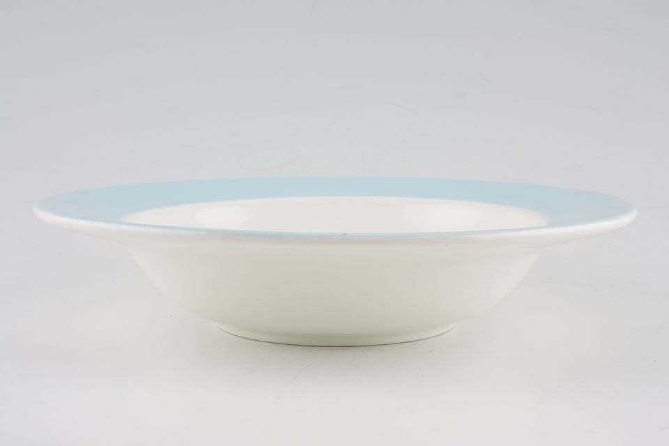 Marks & Spencer Spectrum - blue Rimmed Bowl rimmed soup/desert 8 1/4"
