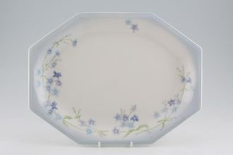 Sell Marks & Spencer Blue Flowers Serving Plate octagonal 11 3/4" x 9"