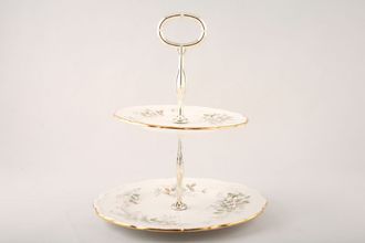 Sell Royal Albert Haworth Cake Stand 2 tier Approx 8", 6". 8" x 6 1/4"