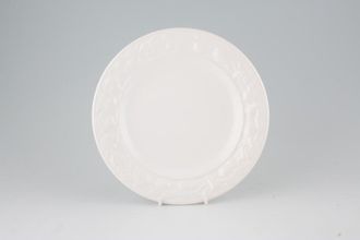 Sell Marks & Spencer White Embossed Salad/Dessert Plate Narrow Rim 8 3/8"