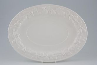 Sell Marks & Spencer White Embossed Soup Tureen Stand Oval 12 5/8"