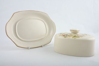 Marks & Spencer Harvest Butter Dish + Lid Flat domed lid - well in base